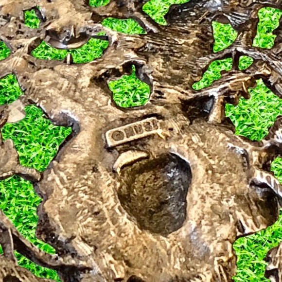 Vintage MUSI Rhinestone Shoe Clip Cabochon Aurora Borealis Runway Rare Large - Picture 9 of 13